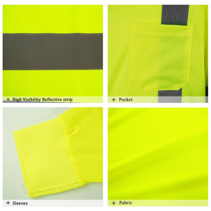 High Visibility Max-Dri Long Sleeve T-Shirt